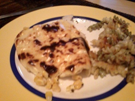 Merluza con Ma&iacute;z y Queso